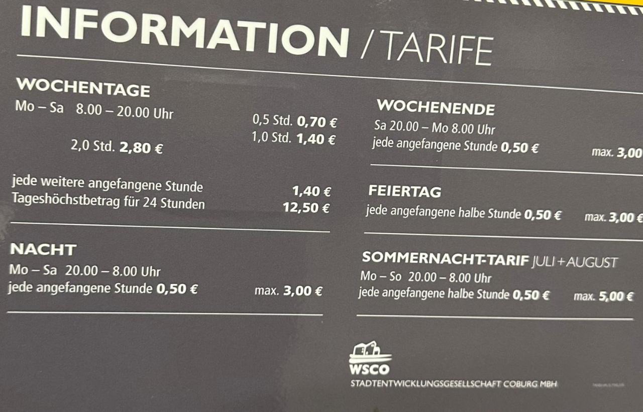 Ein Gemuetliches Studio Mit Netflix Im Zentrum Bahnhofsnaehe Coburg Eksteriør bilde