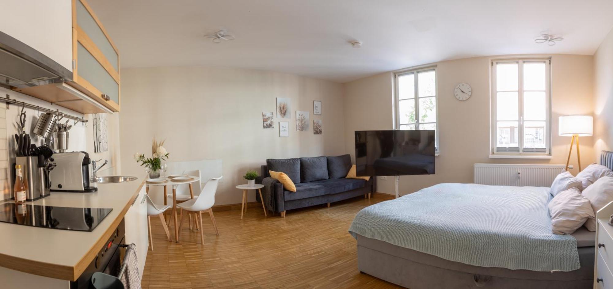 Ein Gemuetliches Studio Mit Netflix Im Zentrum Bahnhofsnaehe Coburg Eksteriør bilde