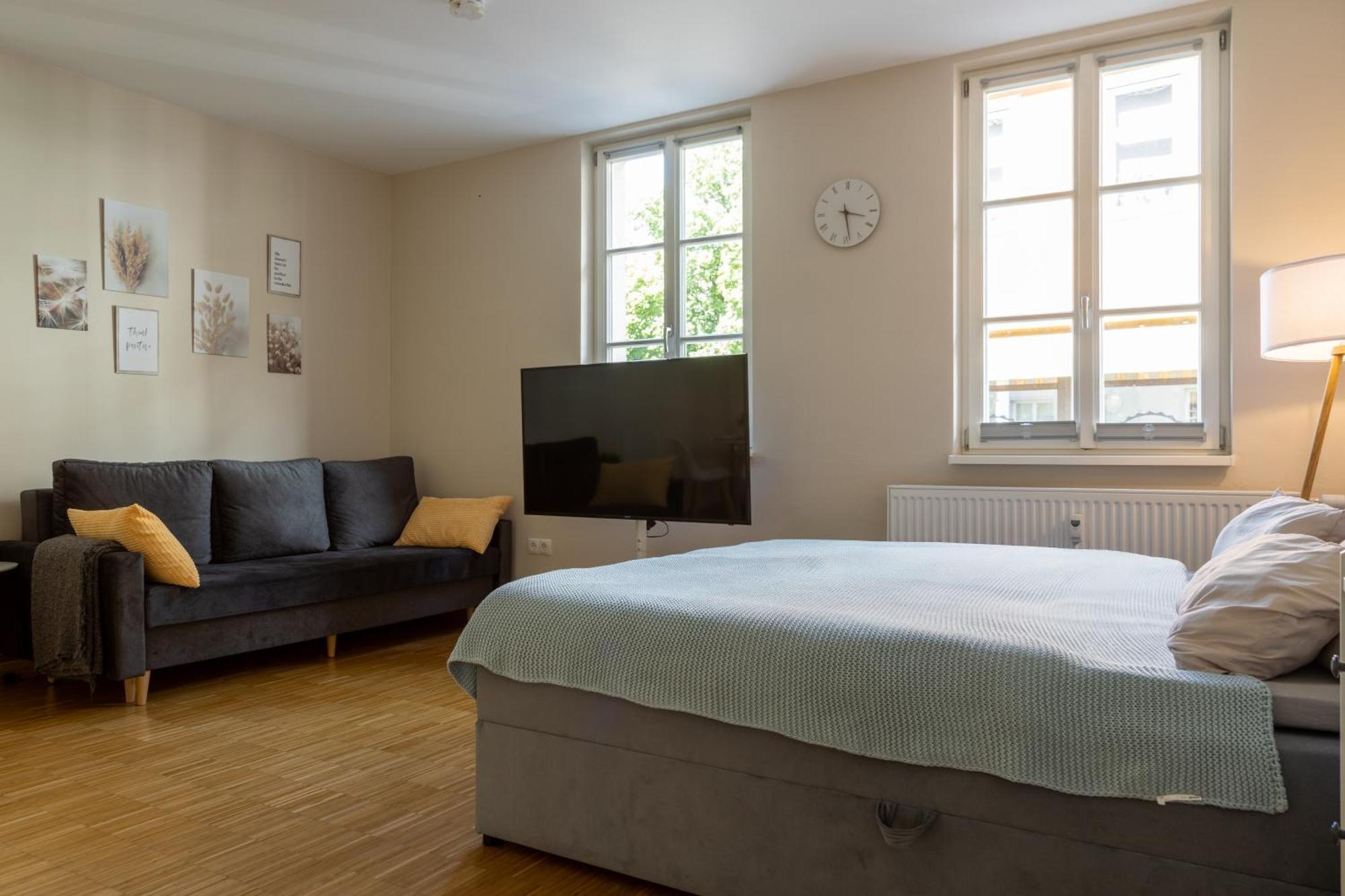 Ein Gemuetliches Studio Mit Netflix Im Zentrum Bahnhofsnaehe Coburg Eksteriør bilde